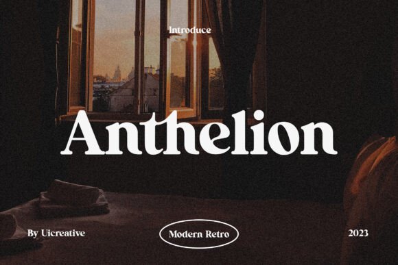 Anthelion: A Retro Serif Font for Makers