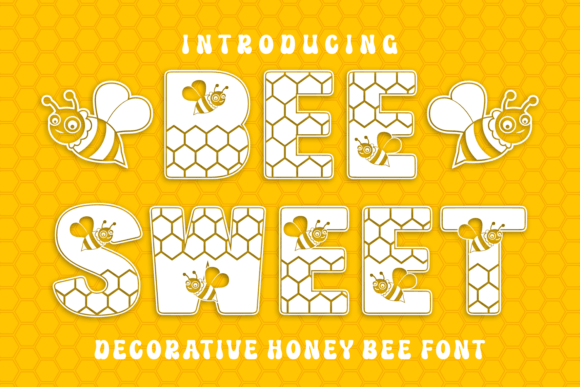 Bee Sweet: A Charming Decorative Font for Designers