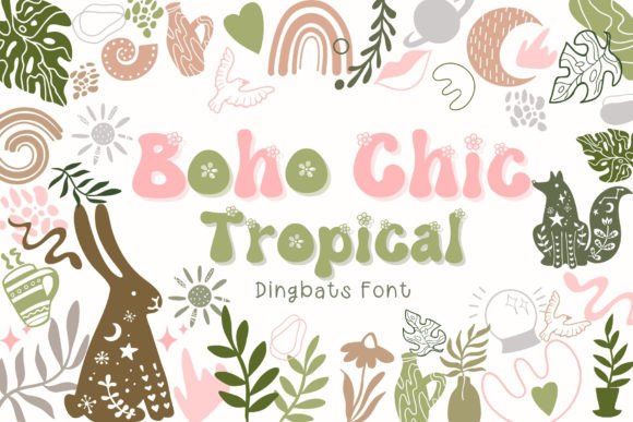 Boho Chic Tropical: A Review of the Ultimate Dingbats Font