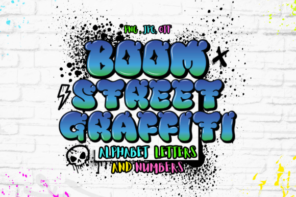 Boom Street Graffiti: Urban Style for Bold Designs
