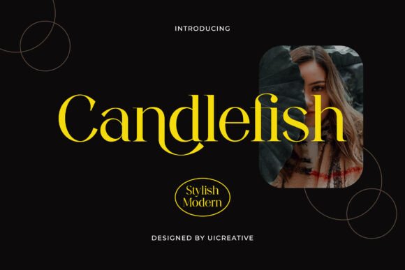 Candlefish: A Stylish Modern Serif Font for Crafters