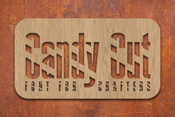 Candy Cut: A Bold Decorative Font for Business Branding