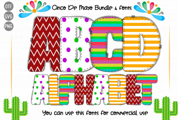 Cinco De Mayo Set: A Vibrant Font for Branding