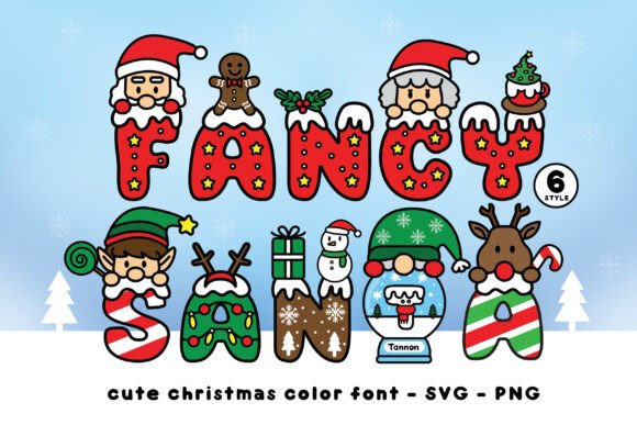 Fancy Santa: The Festive Color Font for Holiday Campaigns