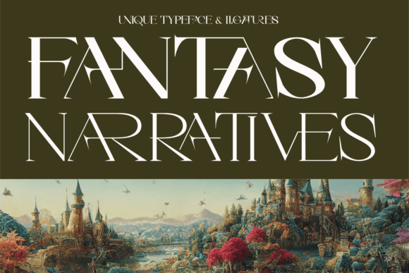 Fantasy Narratives: A Captivating Serif Typeface for Marketers