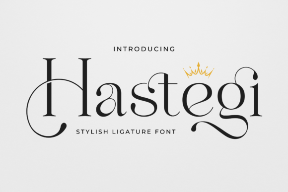 Hastegi: A Stylish Serif Font for Editorial Design