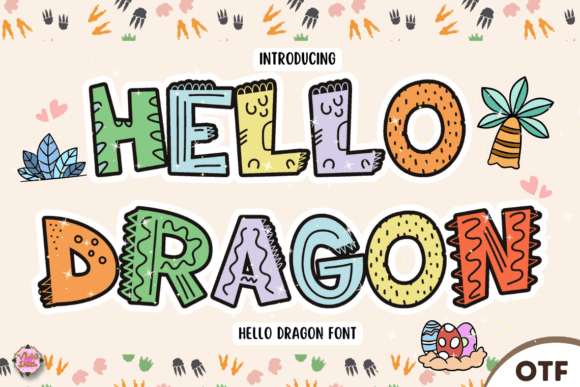 Hello Dragon: A Whimsical Typeface for Creative Branding