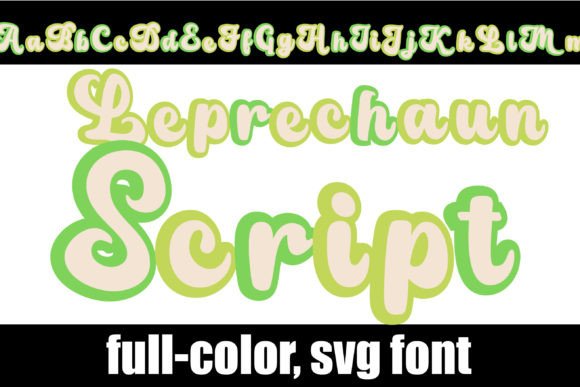 Leprechaun Script: A Vibrant 3D Font for Branding