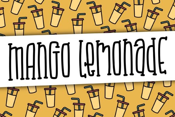 Mango Lemonade: A Refreshing Font for Your Brand
