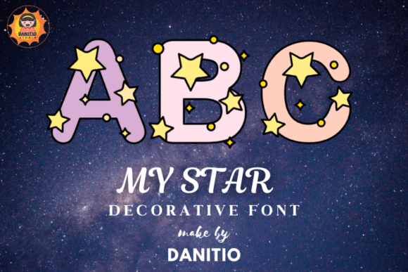 My Stars: A Decorative Font for Magical Branding