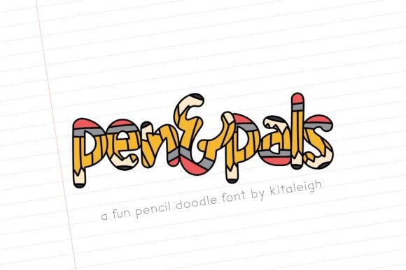 Pen Pals: The Playful Hand-Drawn Font for Marketers