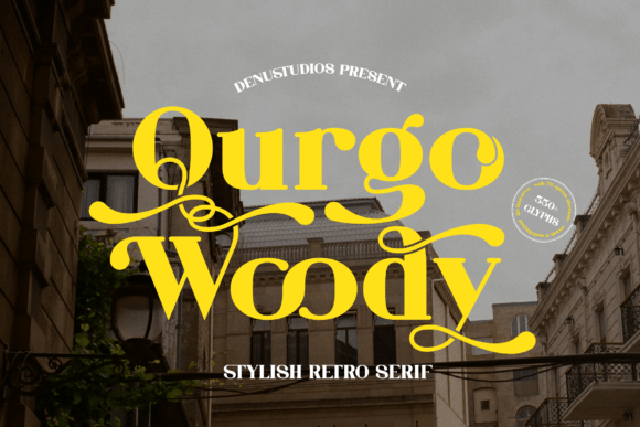 Qurgo Woody: A Bold Serif Font for Campaigns