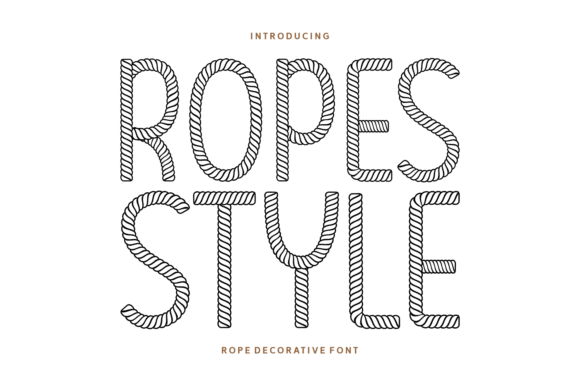 Ropes Style: A Distinctive Decorative Font for Editors
