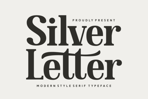 Silver Letter: A Bold Serif Font for Campaigns