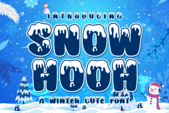 Snow Hooh: A Whimsical Winter Font for Branding
