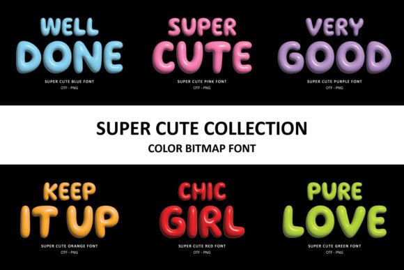 Super Cute Collection: A Sweet Editorial Typeface