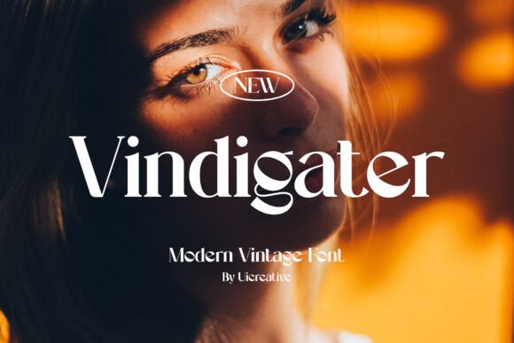 Vindigater: A Modern Vintage Serif Font for Editorial Design
