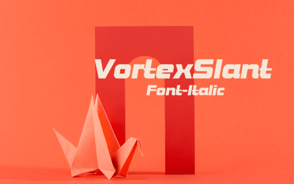 Vortex Slant: A Bold Serif Font for Modern Campaigns